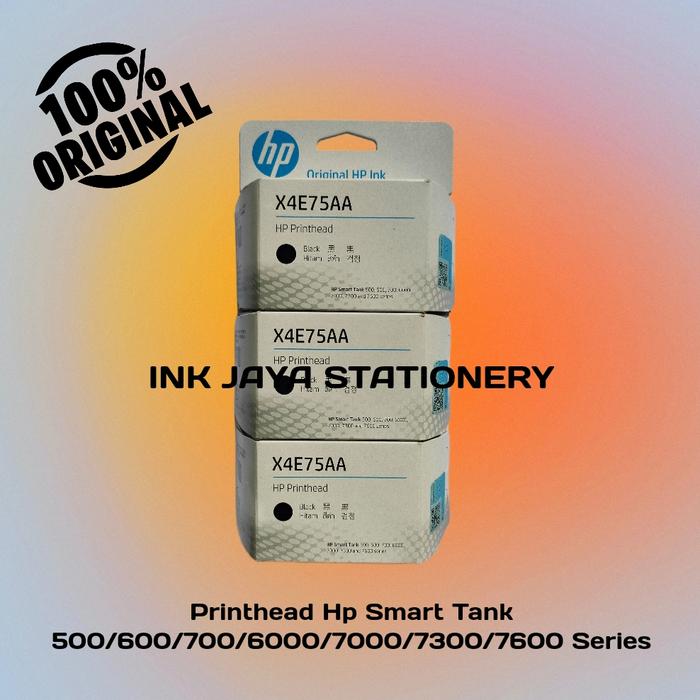 Gambar Original Printhead Hp X4E75AA Black for Hp Smart Tank 500 600 700 6000 dari INK JAYA STATIONERY Kota Administrasi Jakarta Selatan Tokopedia