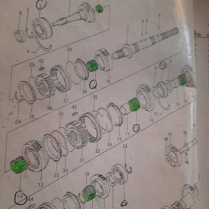 Gambar BEARING BAMBU SET TRANSMISI KATANA 6PCS LAHER BAMBU PERSENELING JIMNY dari BARHAYA JIMNY Kab. Bogor Tokopedia