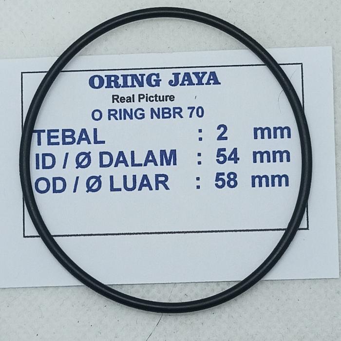 Gambar o ring seal 2 x 54 x 58 mm NBR 70 dari oringjaya Kota Surabaya Tokopedia