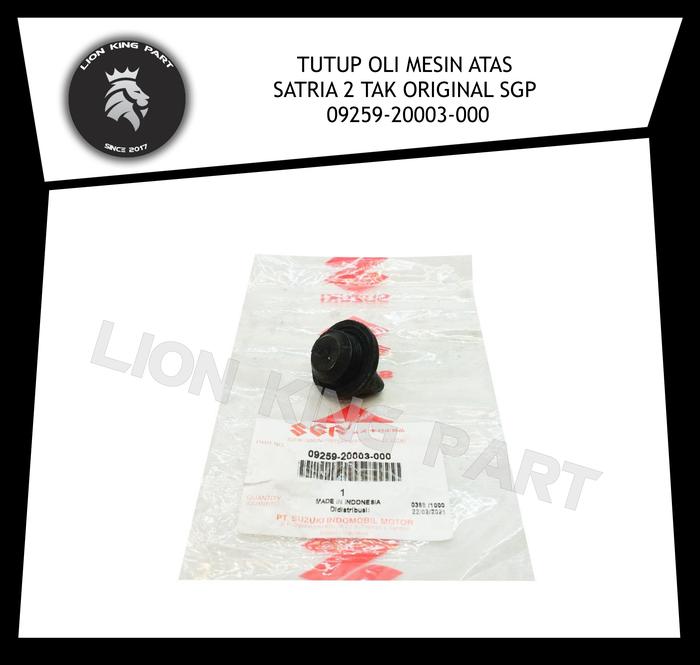 Gambar TUTUP OLI MESIN ATAS SATRIA 2 TAK ORIGINAL SGP 09259-20003-000 dari LION KING-PART Kab. Bandung Tokopedia