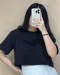 Gambar Chocho Oversize Crop Top | Baju Kaos Freesize Wanita Bigsize Nyaman - Blue dari mooruofficial Kota Medan 2 Tokopedia