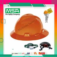 Gambar Helm Proyek Kerja Safety MSA Lokal Fullbrim Fastrack+Tali Dagu -Orange dari Multindo Safety Kota Administrasi Jakarta Barat 1 Tokopedia