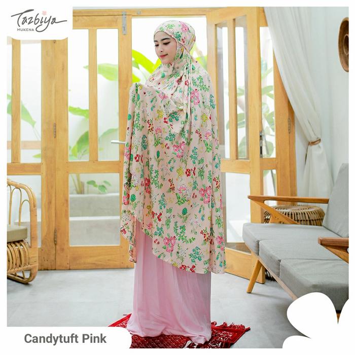 Gambar Mukena TAZBIYA Motif CANDYTUFT Dewasa Jumbo Bahan Katun Rayon dari akasyahewa Kota Administrasi Jakarta Selatan Tokopedia