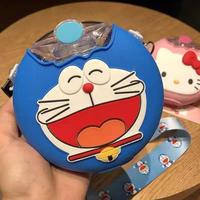 Gambar Botol Air Minum DORAEMON HELLO KITTY Portable Anak Bentuk Donat dari mix acc888 Kab. Tangerang 2 Tokopedia