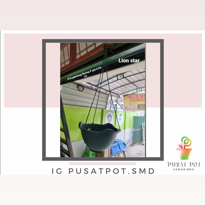 Gambar pot gantung florina 6 fh 16 dari IndologamSMD Kota Samarinda Tokopedia