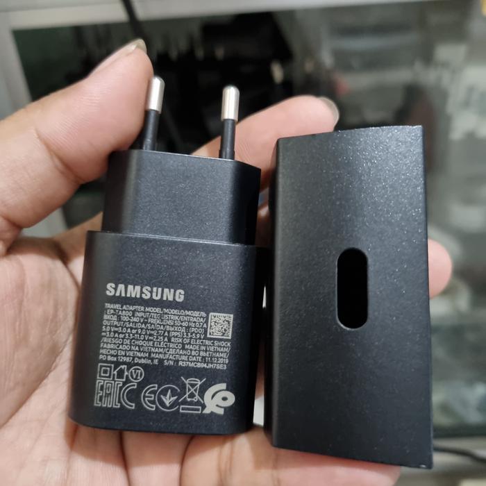 Gambar Charger Samsung A53 COPOTAN Ex S20 Note 20 A72 original 10000% dari omjok Kota Administrasi Jakarta Utara Tokopedia