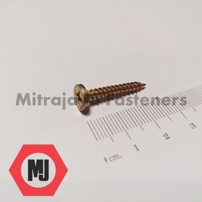 Gambar [500 PCS] Sekrup Kuning GRC Kalsi 6x1 Calciboard #6x1 dari Mitrajaya Fasteners Kota Bandung Tokopedia