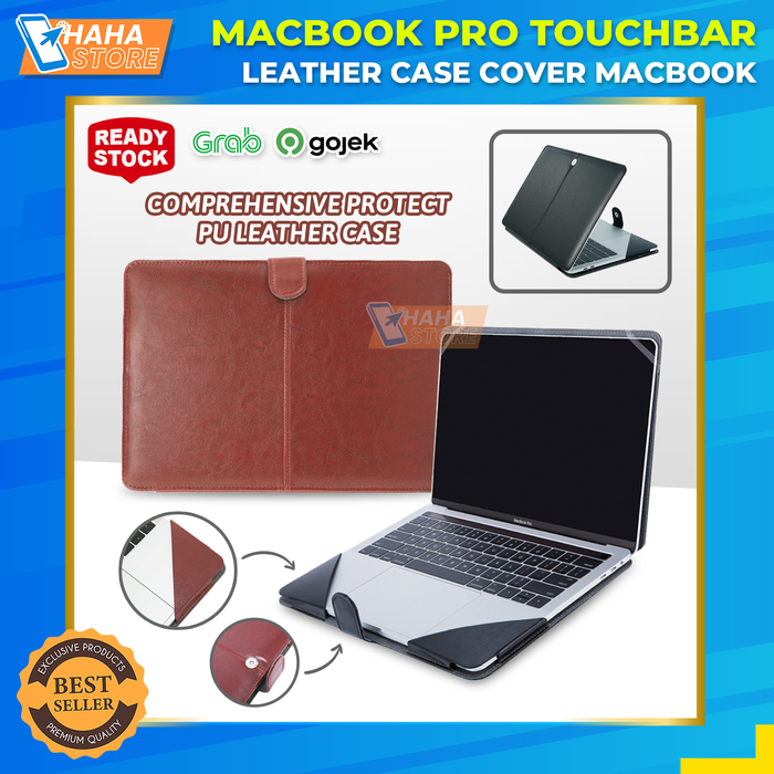 Gambar Macbook Pro Touch Bar 13 13.3 inch Casing Leather Case Cover Pelindung dari HahaStore ID Kota Administrasi Jakarta Pusat Tokopedia