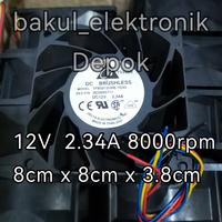 Gambar FAN DELTA 8CM TFB0912UHE 12V 2.34A dari e spare part shop Kota Depok 1 Tokopedia