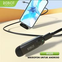 Gambar Robot RS20 Mic Wireless Usb C - Robot Mic Bluetooth Nirkabel Live Vlog dari realstar Kab. Bekasi 2 Tokopedia