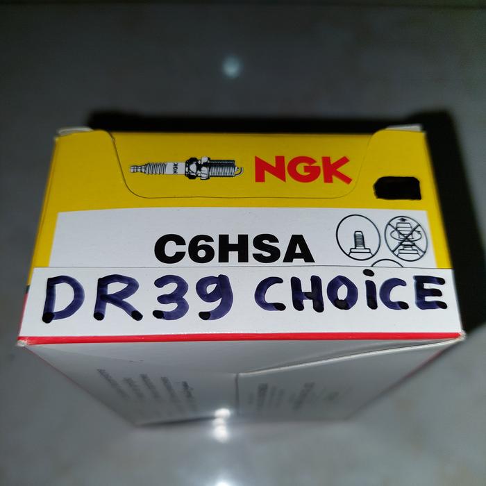 Gambar BUSI NGK C6HSA TYPE TIPE PANAS dari DR39 CHOICE Kota Surabaya Tokopedia