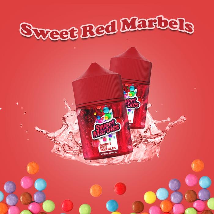 Gambar Sweet Marbles Red V3 60ML by Siva Aprillia x Vape Packers - Liquid dari JakartaVapers Kab. Tangerang Tokopedia