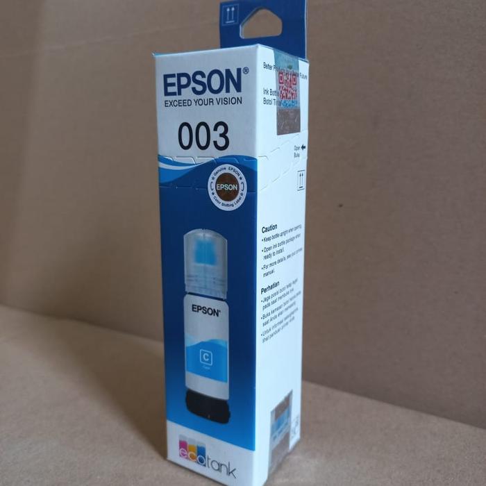 Gambar TINTA EPSON 003 CYAN dari Lima Bersama Stationary Kota Depok Tokopedia