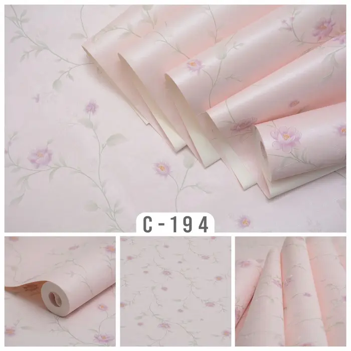 Gambar wallpaper dinding vinyl bertekstur premium isi 10meter bunga kecil dari arkana88888 Kota Administrasi Jakarta Barat 4 Tokopedia