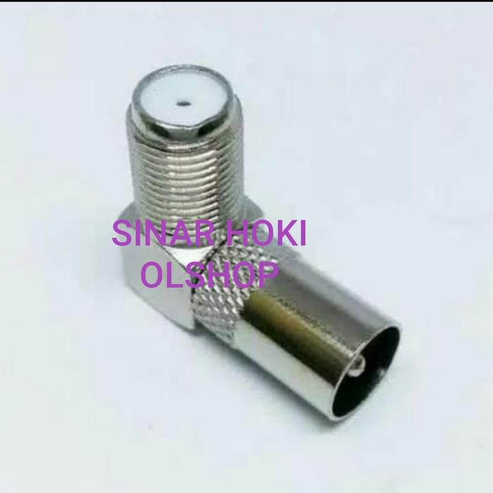Gambar JACK ANTENA TV L DRAT BESI-JACK L DRAT NIKEL-MALE/COWOK dari SINAR HOKI OLSHOP Kota Bekasi Tokopedia