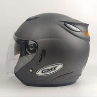 Gambar helm half face double visor GMT/NIELS Maroon Helm Motor SNI murah bisa COD Kaca Motorcycle dari Agus Marco Kota Bekasi 5 Tokopedia