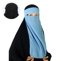 Gambar Niqab Bandana Basic Karet Woolpeach dari Yufina Hijab Kota Tasikmalaya 3 Tokopedia