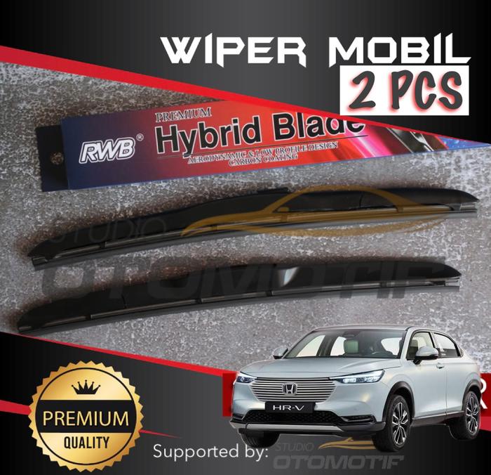 Gambar WIPER ALL NEW HRV 2022 RWB GRAPHITE / WIPER RWB ALL NEW HRV 2022 2 PCS dari Studiootomotif.id Kab. Tangerang Tokopedia