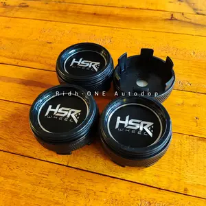 1SET = (4PCS) TUTUP DOP VELG RACING SILINDER KECIL 5,9CM