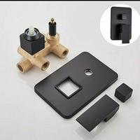 Gambar PAKET LENGKAP SHOWER SETT PANAS DINGIN HITAM/SHOWER MIXER SETT BLACK dari Sanitarymart Kota Administrasi Jakarta Barat 4 Tokopedia