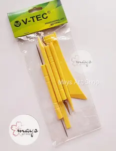 VTEC Clay Knife Plastik VT-23 set isi 5