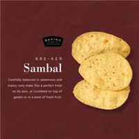 Gambar BakingCo Kre-Ker Spicy Sambal Sourdough Crackers - 150 gr dari Bakingco Kota Denpasar 3 Tokopedia