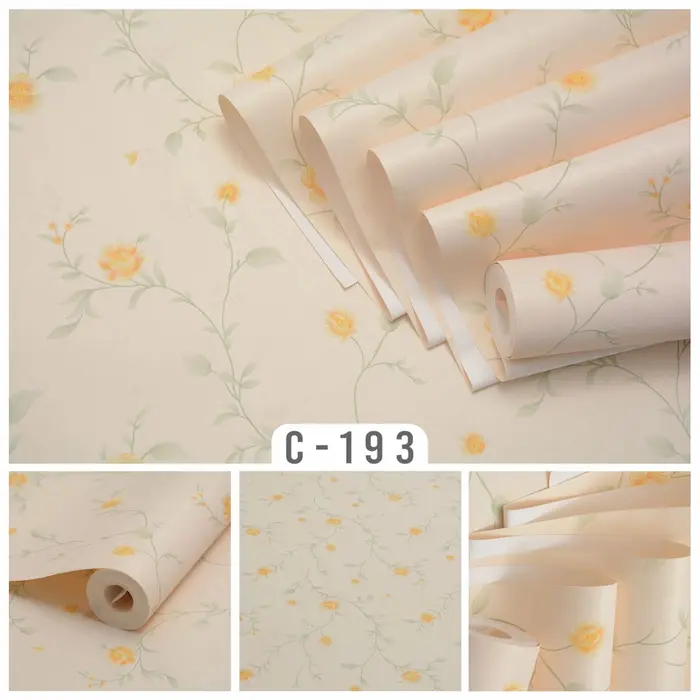 Gambar wallpaper dinding vinyl bertekstur premium isi 10meter bunga kecil dari arkana88888 Kota Administrasi Jakarta Barat 5 Tokopedia