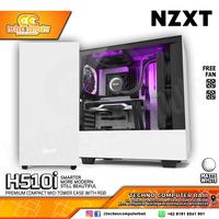 Gambar Casing Gaming NZXT H510i Matte White dari Techno Computer Bali Kota Denpasar 1 Tokopedia
