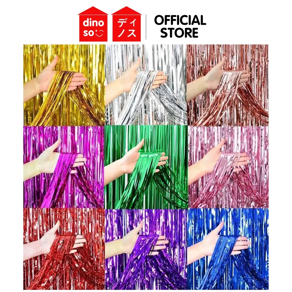 TIRAI RUMBAI PLASTIK/TIRAI RUMBAI PESTA/TIRAI RUMBAI WARNA WARNI