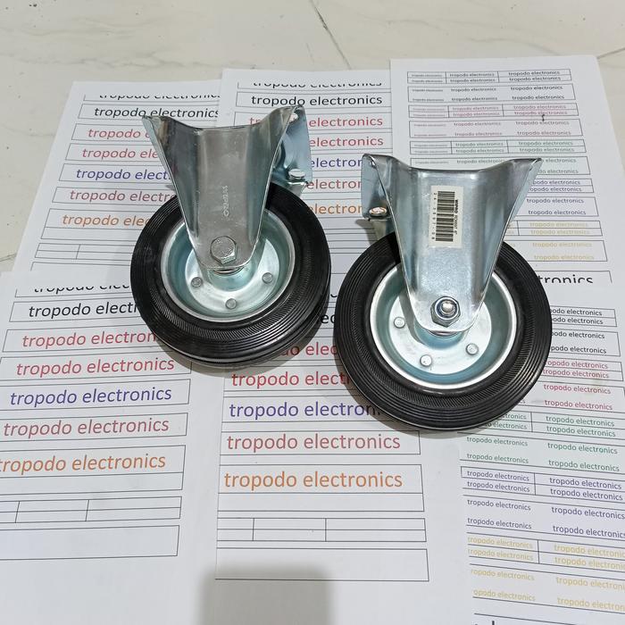 Gambar Roda Karet Dengan Nylon Size 6 Inch - Wipro - Mati dari Tropodoelectronics Kab. Sidoarjo Tokopedia