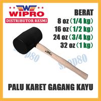 Gambar Wipro Palu Karet Gagang Handle Kayu 8 16 24 32 oz / 0.25 0.5 0.75 1 kg dari Shop-80 Kota Surabaya 1 Tokopedia