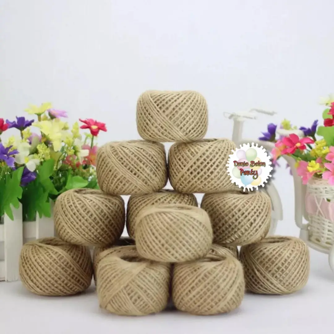 Hemp Rope / Tali Goni Vintage / Tali Rami Per Roll 50 Meter