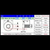 Gambar Baut Torx T8 M3x4.5mm Small Truss Head Titanium dari BaliFly Kab. Banyumas 2 Tokopedia