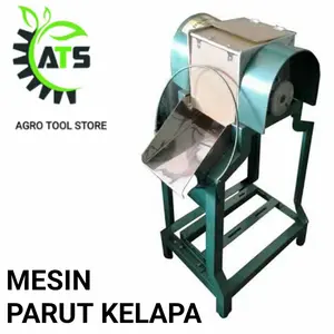 Mesin Parut Kelapa Jadi Santan Stainless Steel Body Corong Besi Rangka