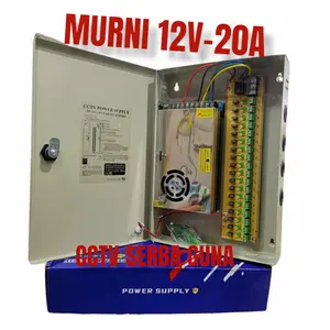 POWER SUPPLY 20A BOX POWER SUPLY CCTV 12V 20A AC TO DC 20 AMPERE