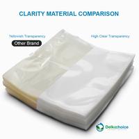 Gambar PLASTIK VAKUM ROLL POLOS | VACUUM BAG ROL | VACUM SEALER MAKANAN DELKO - Bening, 12 cm x 10 mtr dari Aneka Bungkus Kota Administrasi Jakarta Barat 2 Tokopedia