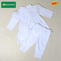 Gambar BANANA Setelan Baju Muslim Bayi Perempuan Brukat Putih + Jilbab Pita - S dari BANANA Official Store Kota Administrasi Jakarta Timur 2 Tokopedia