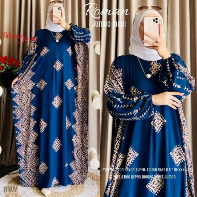 (COD)BILION KAFTAN MAXY DRESS SUPER JUMBO LD 150 DASTER BATIK BUSUI