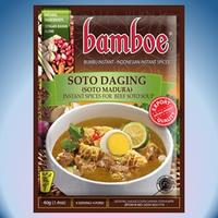 Gambar BAMBOE Bumbu Instant Soto Madura Daging 40gr dari ARH Frozen Stockist Kota Surabaya 1 Tokopedia