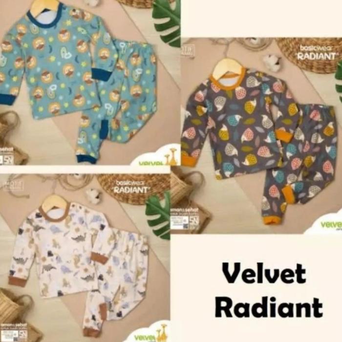 Gambar Velvet junior setelan panjang size LB dari Maureen Babymart Kota Surabaya Tokopedia
