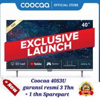 Gambar Coocaa LED TV 40S3U 40 Inch Smart TV dengan HDMI & USB, Garansi Resmi 3 Tahun, DTS Audio, Dolby Digital, Remote, Buku Petunjuk Manual dari ABC Sun Electronic Kota Bandung 1 Tokopedia