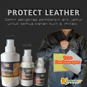 Semir pelembut pembersih kulit asli anti jamur protect leather TAS 60m
