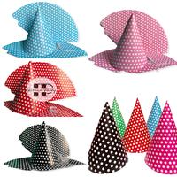Gambar Topi ulang tahun / topi ulng tahun krucut polkadot dari Istanaparty Kota Administrasi Jakarta Barat 1 Tokopedia