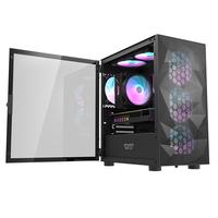 Gambar darkFlash DLM21 MESH Black Mico ATX Computer Case with Tempered Glass dari Techno Computer Bali Kota Denpasar 3 Tokopedia