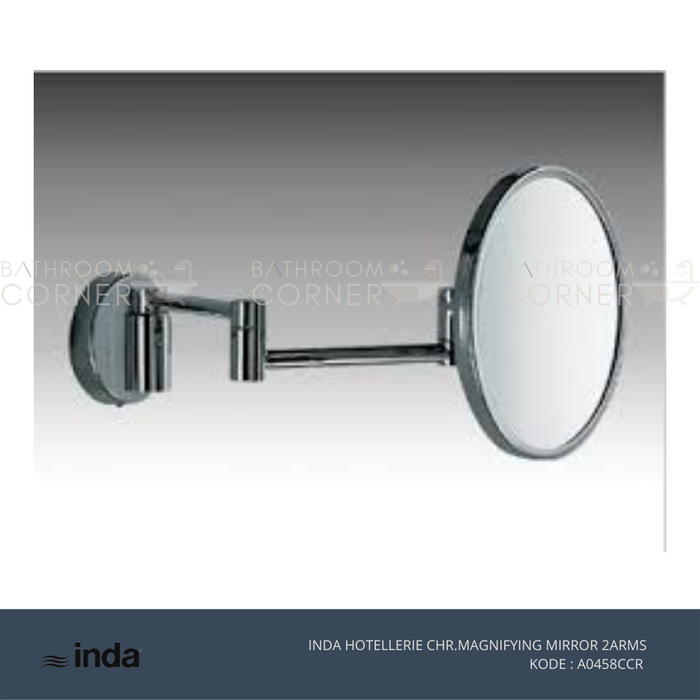Gambar INDA HOTELLERIE CHR.MAGNIFYING MIRROR 2ARMS | A0458CCR dari TOKO DIBLOKIR PERMANENN 103 Kota Denpasar Tokopedia