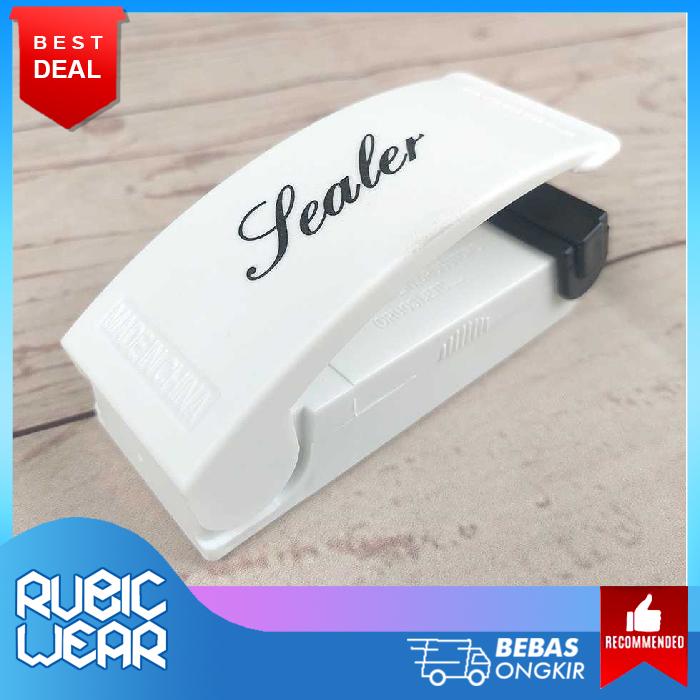 Gambar Alat press plastik Mini Hand Heat Sealer perekat plastik serbaguna dari rubicwear Kota Bandung Tokopedia