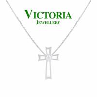Gambar Liontin salib Berlian VPD584753 Victoria Jewellery dari Victoria Jewellery Online Kota Administrasi Jakarta Selatan 2 Tokopedia