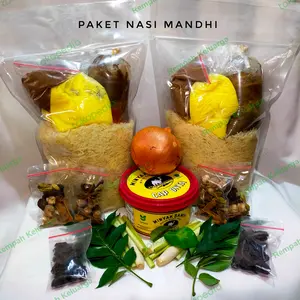 Paket beras 1 kg bumbu kebuli & beras basmati arab siap masak