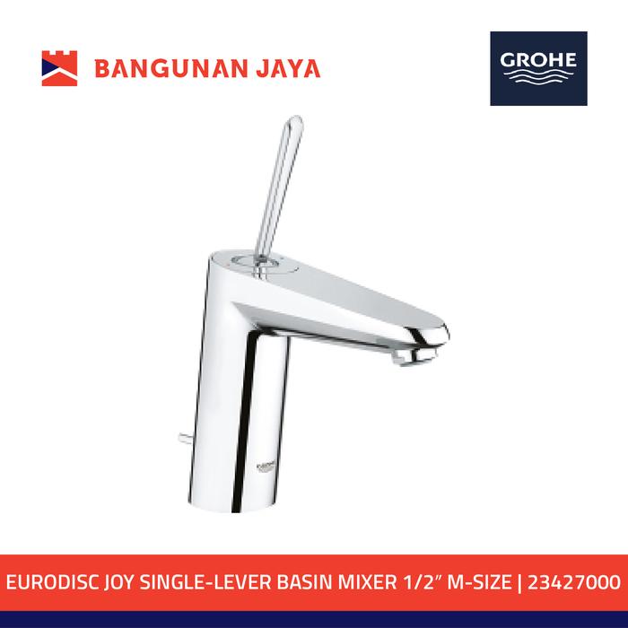 Gambar GROHE Eurodisc Joy Single-lever basin mixer 1/2″ M-Size | 23427000 dari Bangunan Jaya Online Kota Administrasi Jakarta Utara Tokopedia