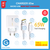 Gambar Charger Realme Oppo Samsung Vivo Realme 65W Micro usb murah - Xiaomi dari GemarGadget Kota Surabaya 1 Tokopedia